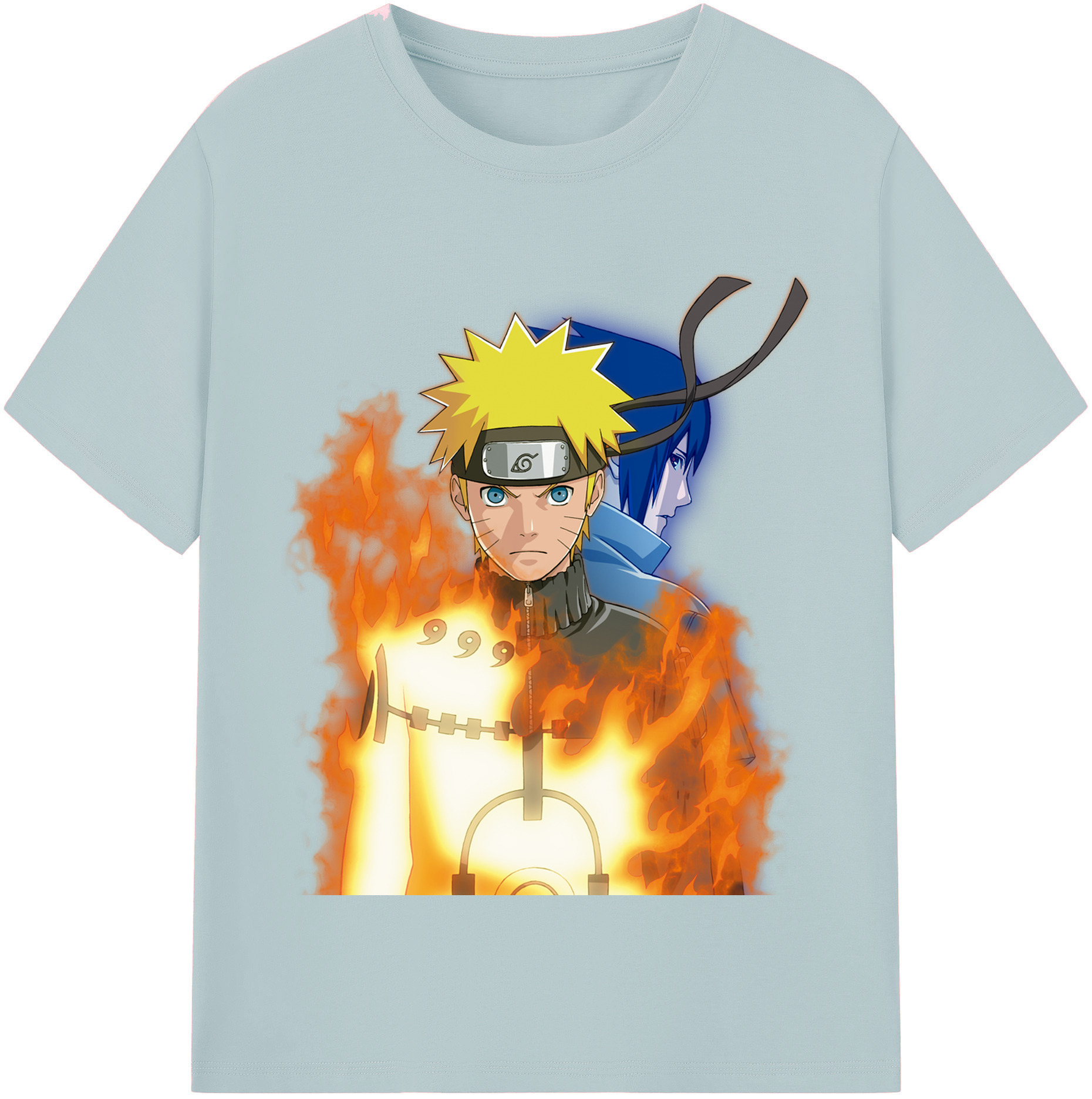 （画像用） NARUTO -ナルト- うずまき ナルト Uzumaki Naruto 綿100％半袖Tシャツ（フロントプリント）